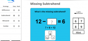 math tang missing subtrahend