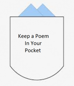 keep a poem in your pocket